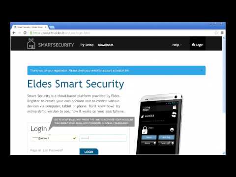 ESIM120 configuration through ELDES Configuration Tool program and Smart Security server