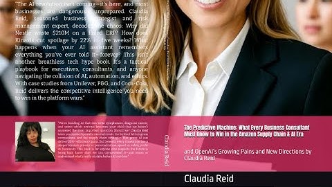 Claudia Reid PMO Consulting -  Claudia Reid reads and explains the book “ The Predictive Machine”