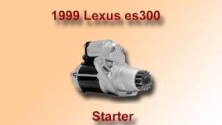 How to Replace a Starter on a 1999 Lexus ES300