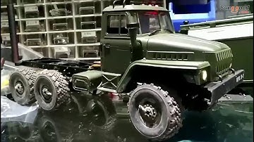 The Effect of WPL Original Engine Sound System // 1 Set WPL B-1 B16 B24 B36 C14 C24 1/16 Rc