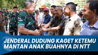 KAGETNYA KSAD Jenderal Dudung Ketemu Mantan Anak Buahnya saat Tugas Operasi di Timor-Timur