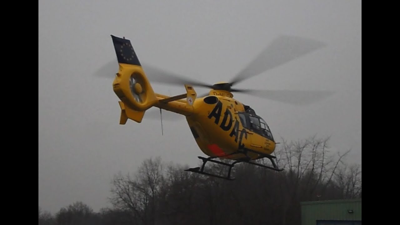 Eine Schicht im Winter beim Rettungshubschrauber Christoph 31 Berlin (D-HDEC)