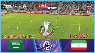 [مباشر] السعودية تحت 23 سنة vs العراق تحت 23 سنة \/ كأس آسيا 2024 \/ مباراة كاملة \/ محاكاة لعبة فيديو
