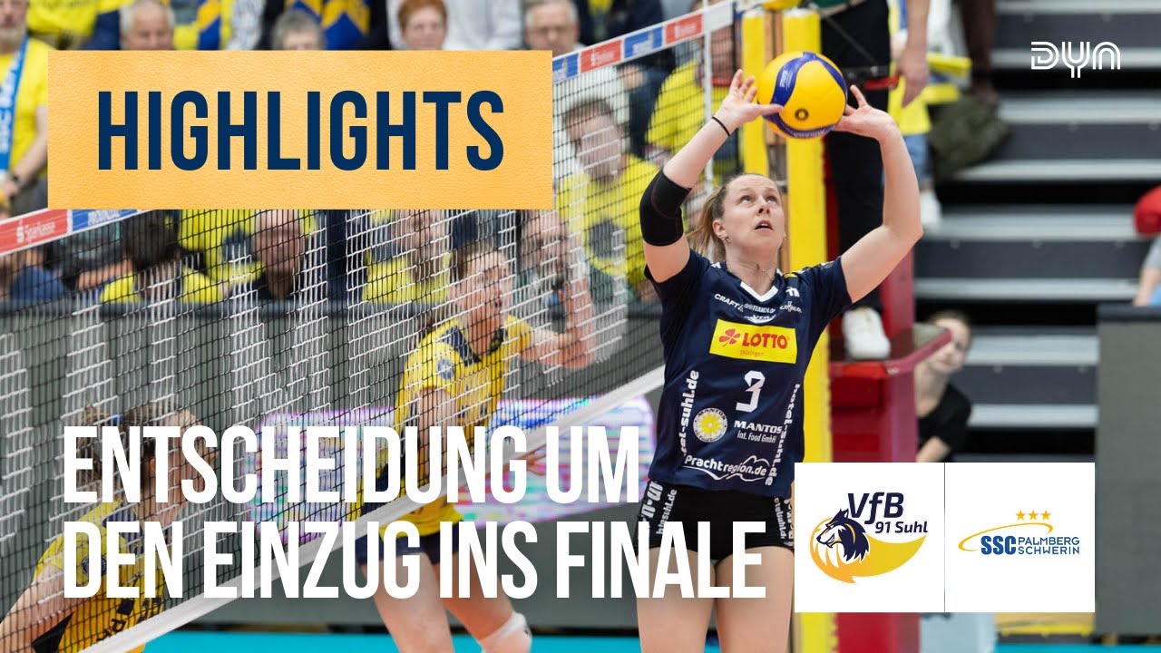 VfB Suhl LOTTO Thüringen - SSC Palmberg Schwerin | PlayOff Highlights Volleyball Bundesliga