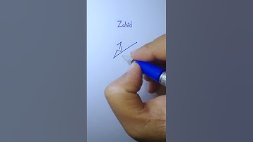 Zahid NEW Stunning Signature Design Art Revealed #sign #signature #zahid