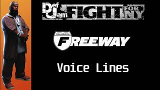 Def Jam FFNY - Freeway Voice Lines