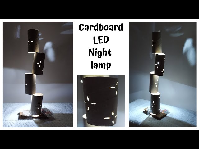 DIY Night Lamp Easy Using Toilet Paper Rolls, Lampshade DIY Ideas  Recycling