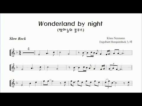 Wonderland By Night 밤하늘의 블루스 테너 색소폰 연주 김은산