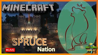 Building Salmon Sanctuary in Nations and Nobles SMP | Minecraft.