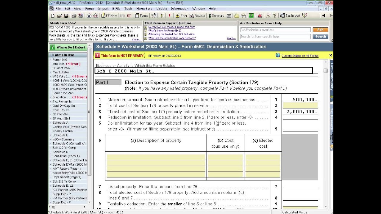 learn to use proseries using additional forms youtube tax form import code