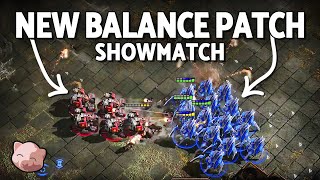NEW TvP Balance Patch Showmatch! (Bo7 Heromarine vs Skillous) - StarCraft 2