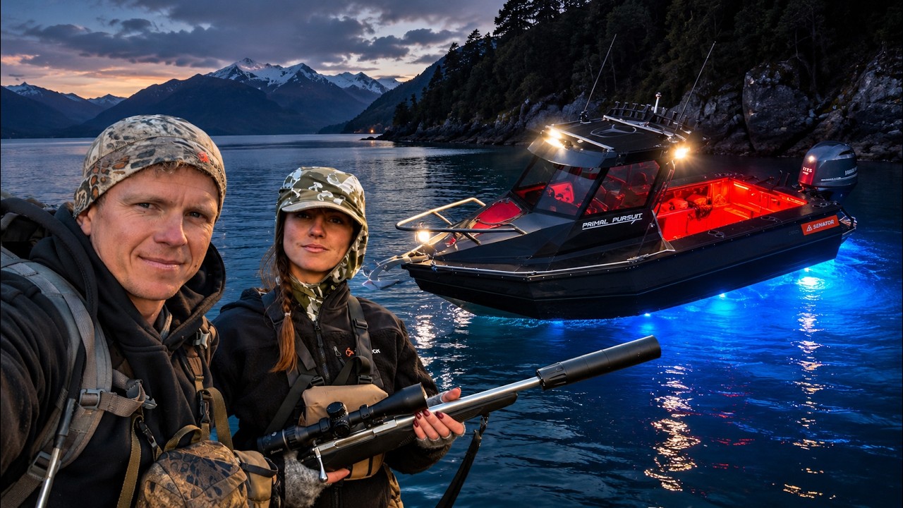 We Took Our Boat DEEP Into the Wilderness to Hunt our Food