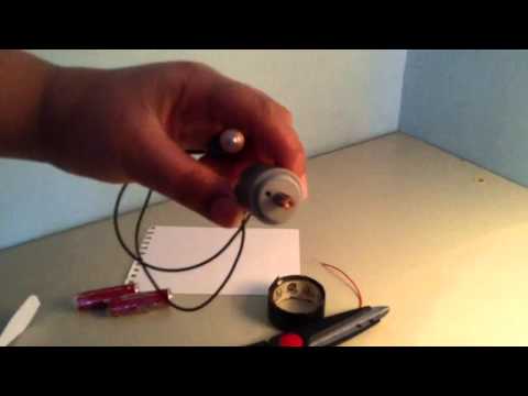 How to make a battery powered fan!