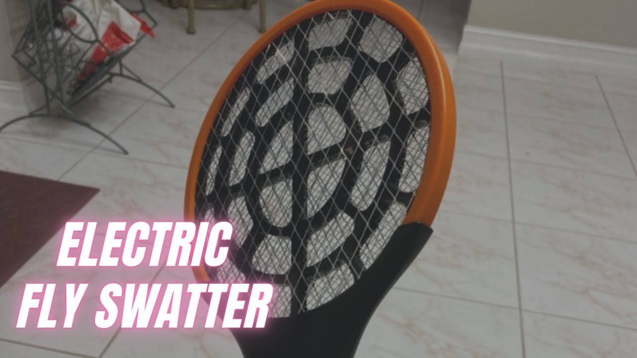 Black+decker Bug Zapper Tennis Racket, Battery Powered Zapper, Mosquito and Fly Swatter