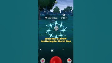 Just got my first S H I N Y Scatterbug #pokemongo #pokemon #shiny #viral