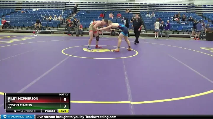 195 Lbs Quarterfinal - Riley McPherson, OH Vs Tyso...
