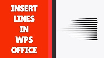 Een regel invoegen in WPS Office
