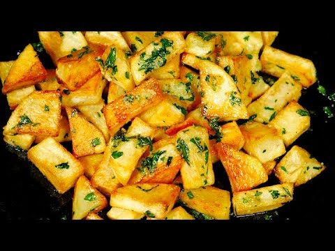 Crispy Garlic Potatoes Recipe