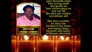 Gertrude Virginia Edward Memorial