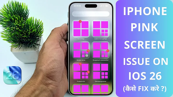 How to Fix iPhone Pink Screen Issue on iOS 26