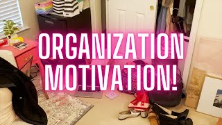 ORGANIZATION/CLEANING MOTIVATION VLOG