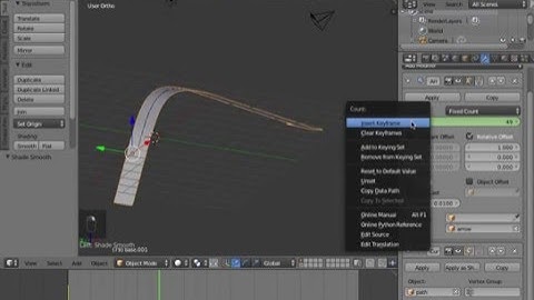 Blender Tutorial: Arrow animation