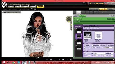 Making Hair Texture for IMVU