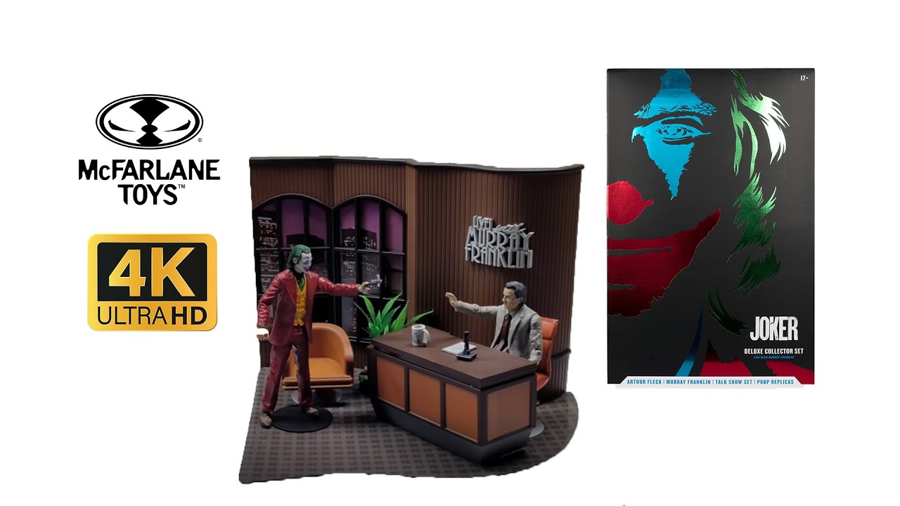 McFarlane Joker Movie Limited Edition Deluxe Collector Set Live w