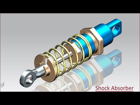 Shock Absorber Assembly Designing || Siemens NX Tutorial