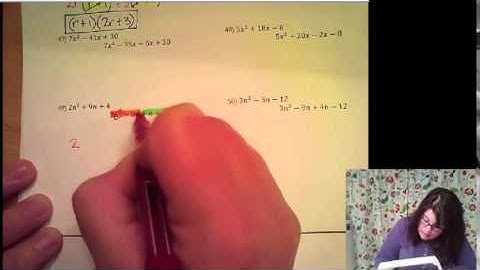 Factoring Trinomials - middle terms split - PART 3