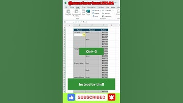 ✨ How to Fill Blank Cells in Excel FAST! (Ctrl + G Secret Revealed!) 💚🚀