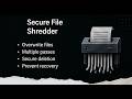 Secure File Shredder | Security, Encryption & Utilities (Project 11)