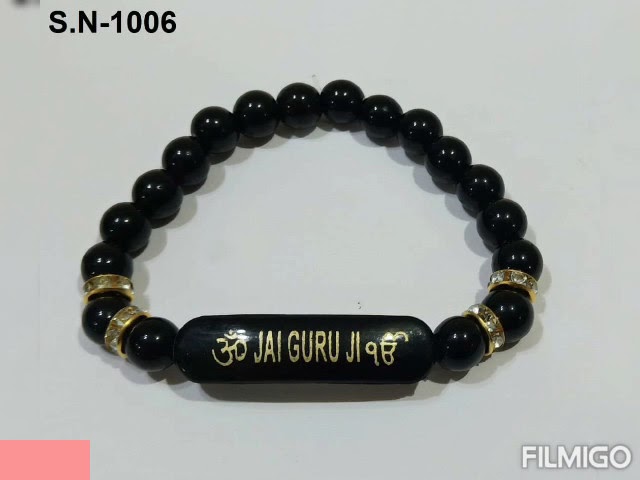 CraftsCart Jai Guruji Bracelets Guruji Swaroop Bracelet, Guru Ji Bracelets,  Handmade Stylish Multiple Guruji Gemstone Bracelet for  Men/Women/Ladies/Kids Guruji Blessings Satsang Gift items