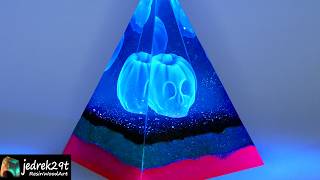 Halloween 3D Hologram Project from Clear Epoxy / RESIN ART