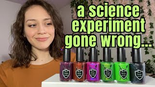 Good Knight Polish Has Science Gone TOO Far? 🧪🧫 Collection Swatches, Comparisons + Review!