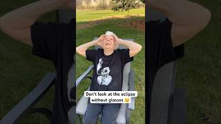 Granny Looked At The Solar Eclipse Without Glasses! 😫