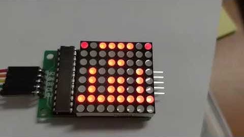 Space invader Arduino led matrix MAX7219