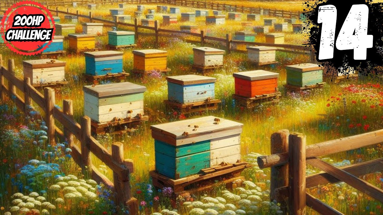 Let the bee production begin! FS22 Calm Lands 200HP Challenge [Part 14] YouTube