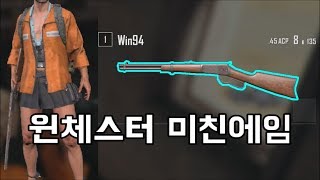 배틀그라운드 윈체스터(WIN94)로 페카도를??? | 우주하마 PUBG