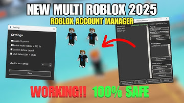 [NEW] Roblox Account Manager with Multi Roblox | Roblox
