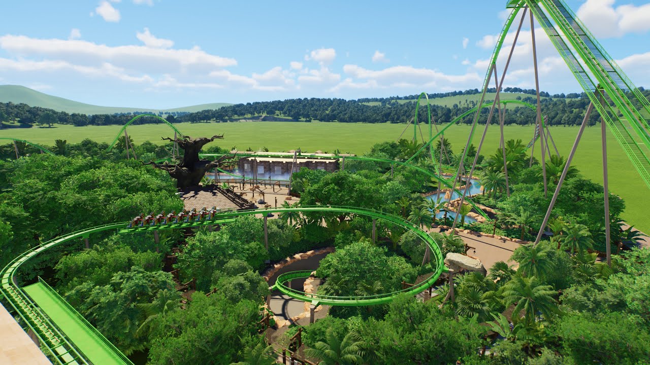 Parrot Coaster 鹦鹉过山车 Recreation Planet Coaster 2 POV