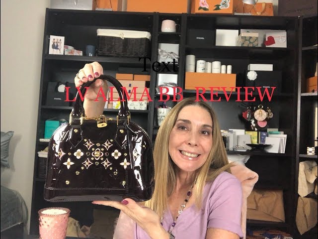 LV Alma BB Vernis 5 Point Review  2 Year Wear and Tear Review 