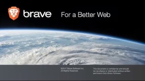 State of Brave by Brendan Eich at This.JavaScript