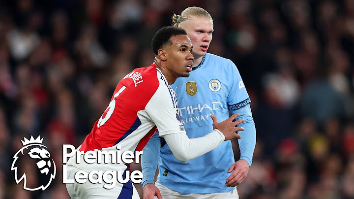 Player Cam: Erling Haaland's battle with Gabriel | Premier League | NBC Sports