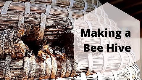 How to make a skep beehive part 1