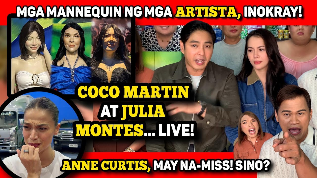 COCO-JULIA LIVE NA SUMAGOT! 🔴 MGA ISTATWA NG ARTISTA, PINAGTATAWANAN! 🔴 #ANNECURTIS