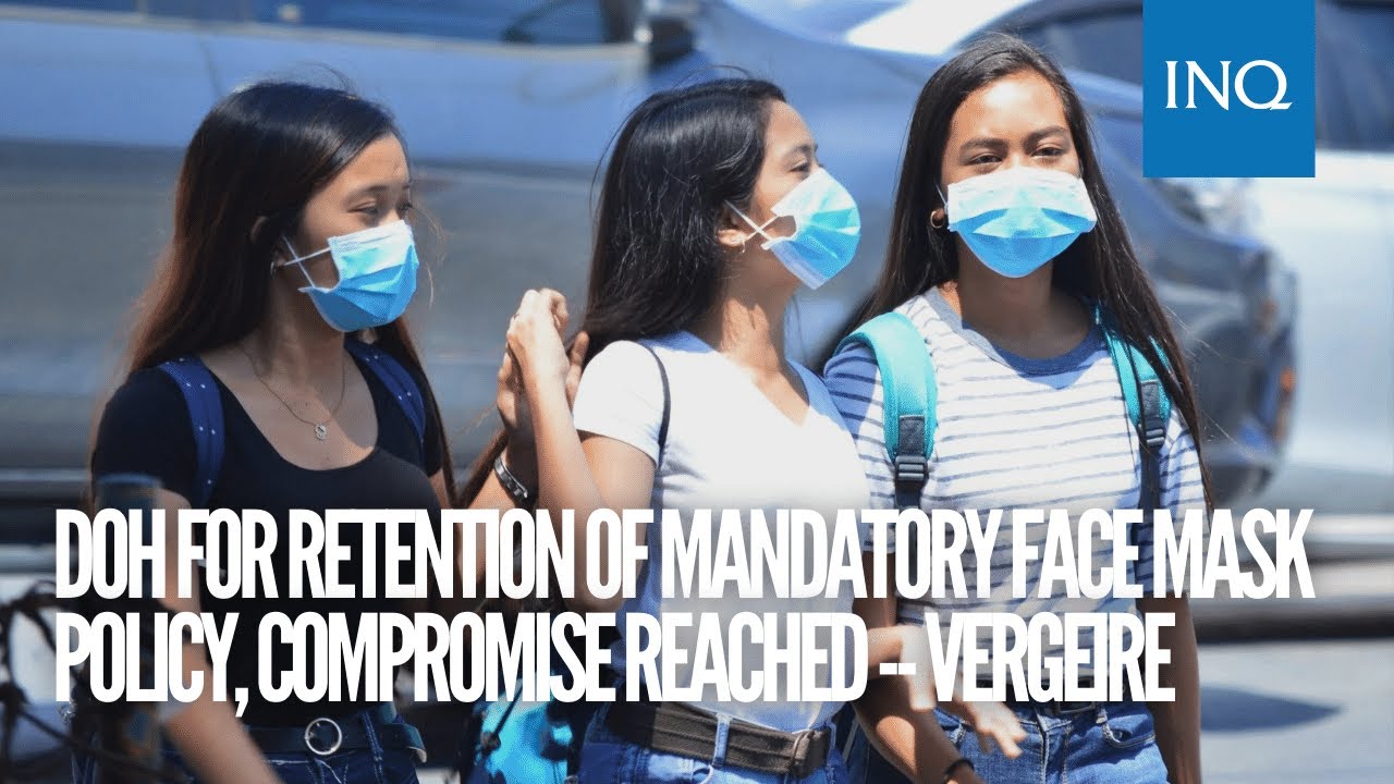 DOH for retention of mandatory face mask policy, compromise reached