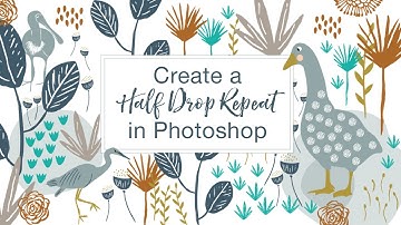 How to create a half-drop repeat in photoshop - Skillshare Course Intro