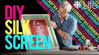 DIY Silk Screen | In The Studio with Steven Sabados | CBC Life