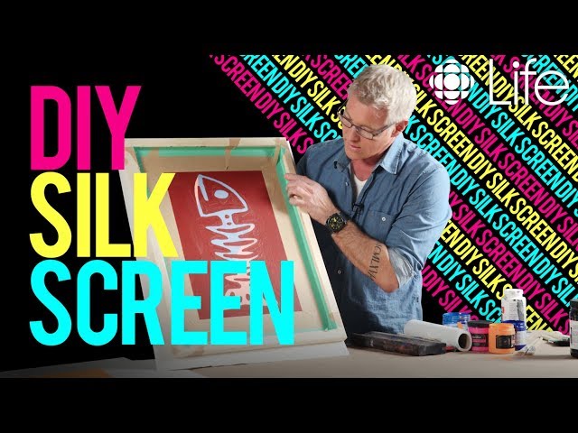 Make Your Own Cheap and Easy Silk Screens - Rebecca Angela
